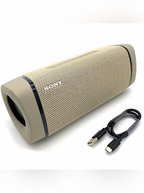 Sony Portable SRS-XB33 Bluetooth Speaker in Taupe